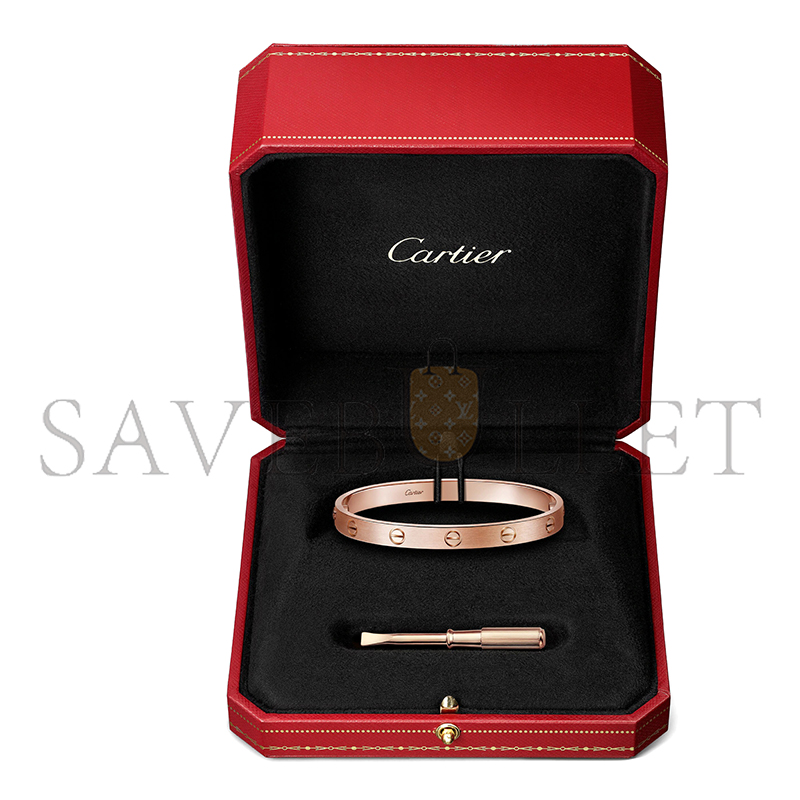 CARTIER LOVE BRACELET, CLASSIC MODEL, BRUSHED B6079917 CARTIER LOVE BRACELET, CLASSIC MODEL, BRUSHED B6079917